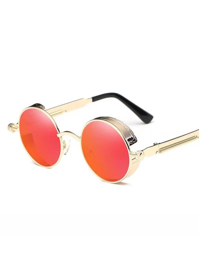 New European And American Street Hip-hop Sunglasses Cross-mirror Personalized Windshield Glasses Retro Punk Series Sunglasses For Men And Women